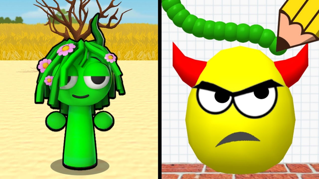 Spranky Survival Vs Draw To Smash 🧟‍♀️👹✏️🐣 Max All Levels Android iOS Gameplay Ep 574