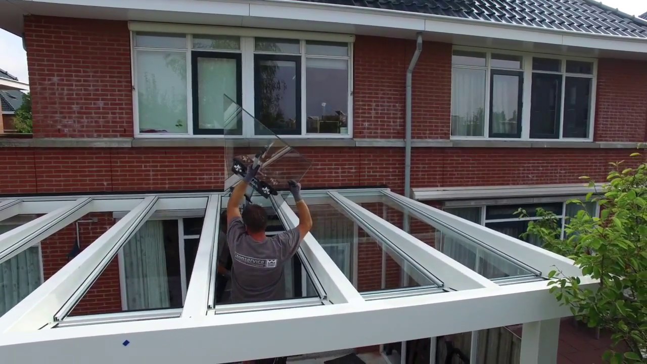 Plaatsing veiligheidsglas in terrasoverkapping
