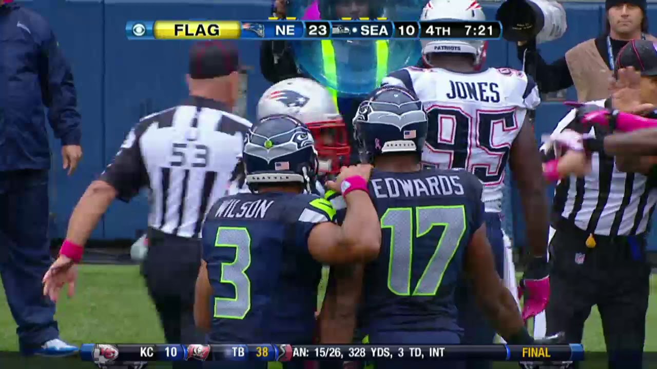 Patriots vs Seahawks 2012 Week 6