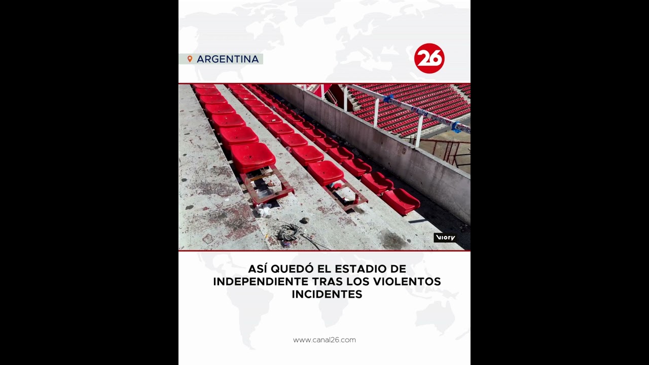 🔴 As&iacute; qued&oacute; el estadio de Independiente