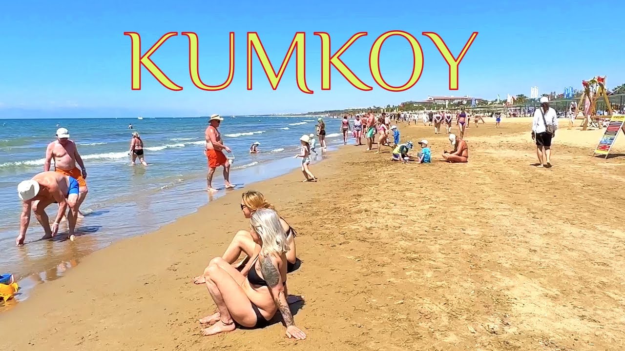 SIDE KUMKOY MAY / Whole Beach / All Hotels Relax Beach Walk / TÜRKIYE #side #kumkoy #turkey #beach