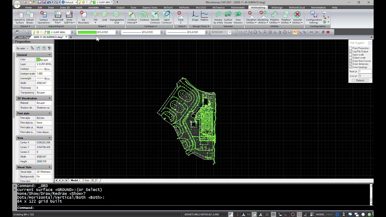 Working with Detailed Surfaces - Contours