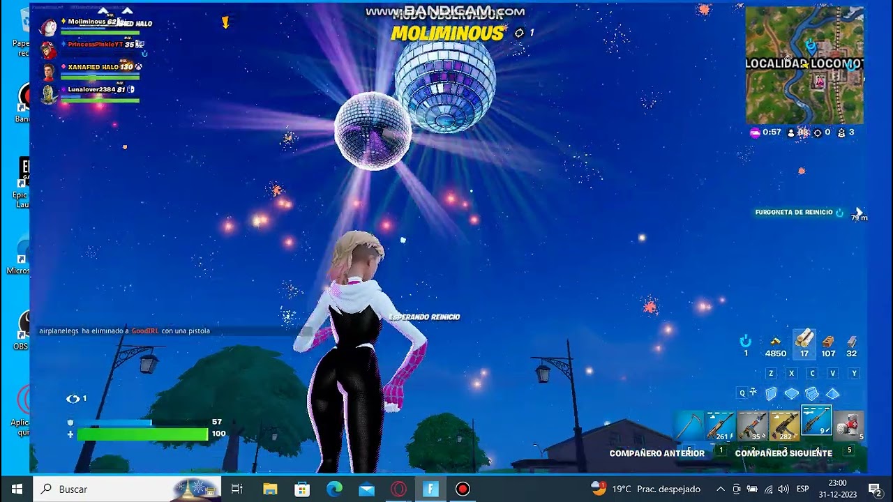 Moliminous react New Year Event Fortnite