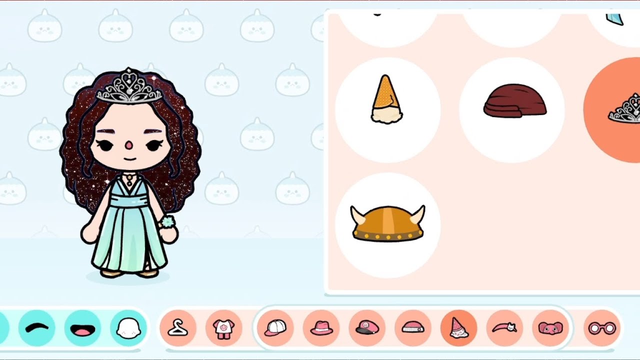CURLY HAIR ROYAL FAMILY IDEA IN TOCA BOCA 🙂🎀