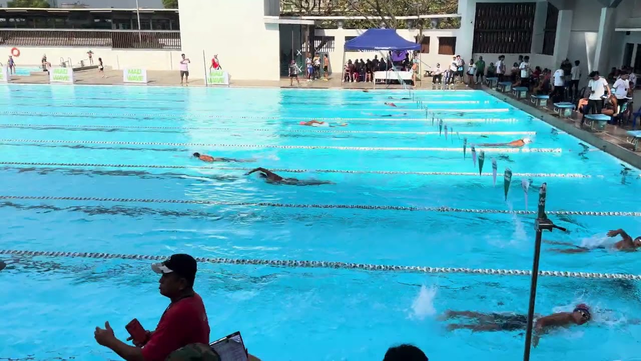 Cholo’s 200m Freestyle during Macuha Swim Champs 3rd Series in Amoranto Olympic Swimming Pool
