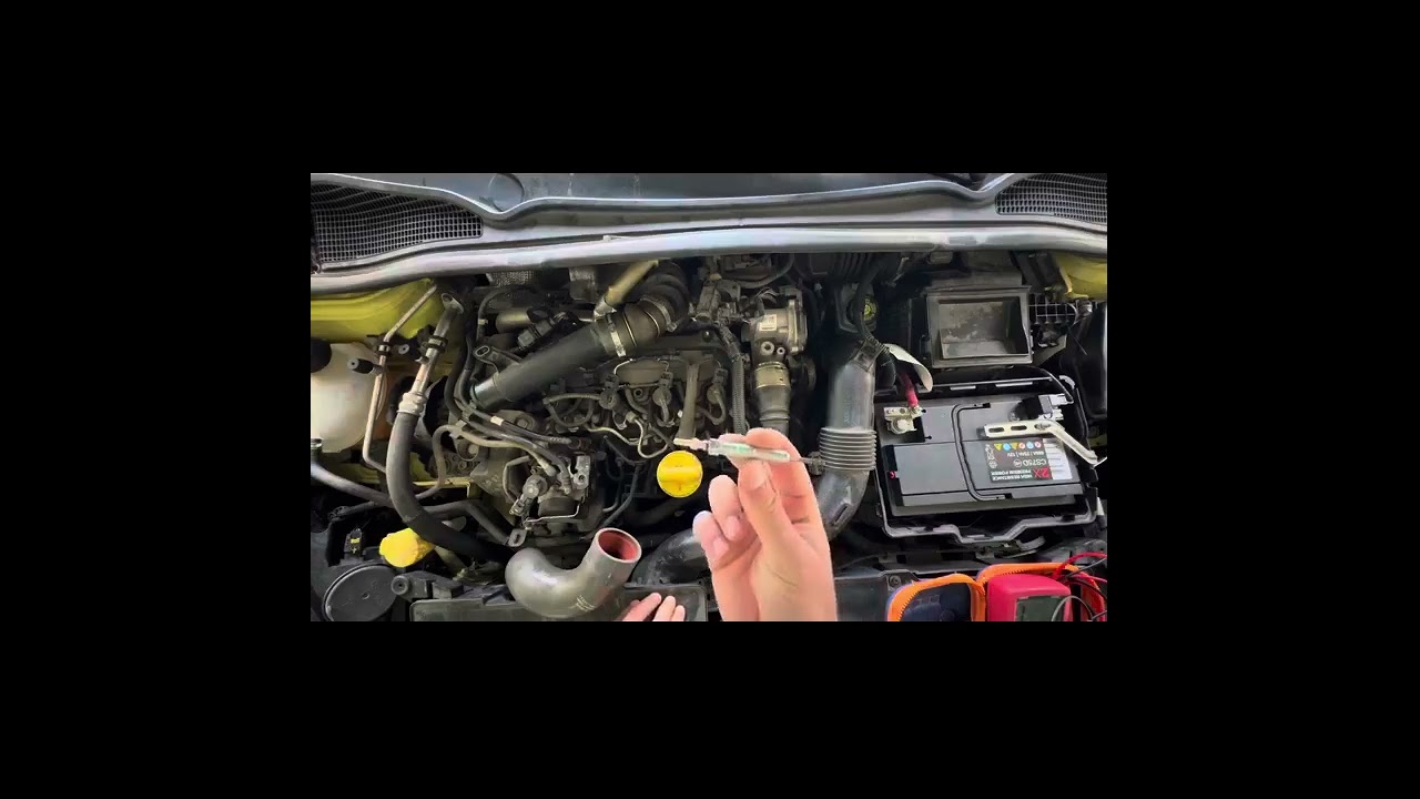 Preheating Unit Diagnostic Connection, Fault Alerted Via the Control Unit-038096 Renault Clio 1.5dci