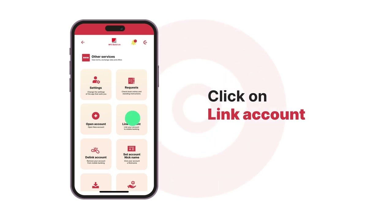 Online Banking App - How to Link account