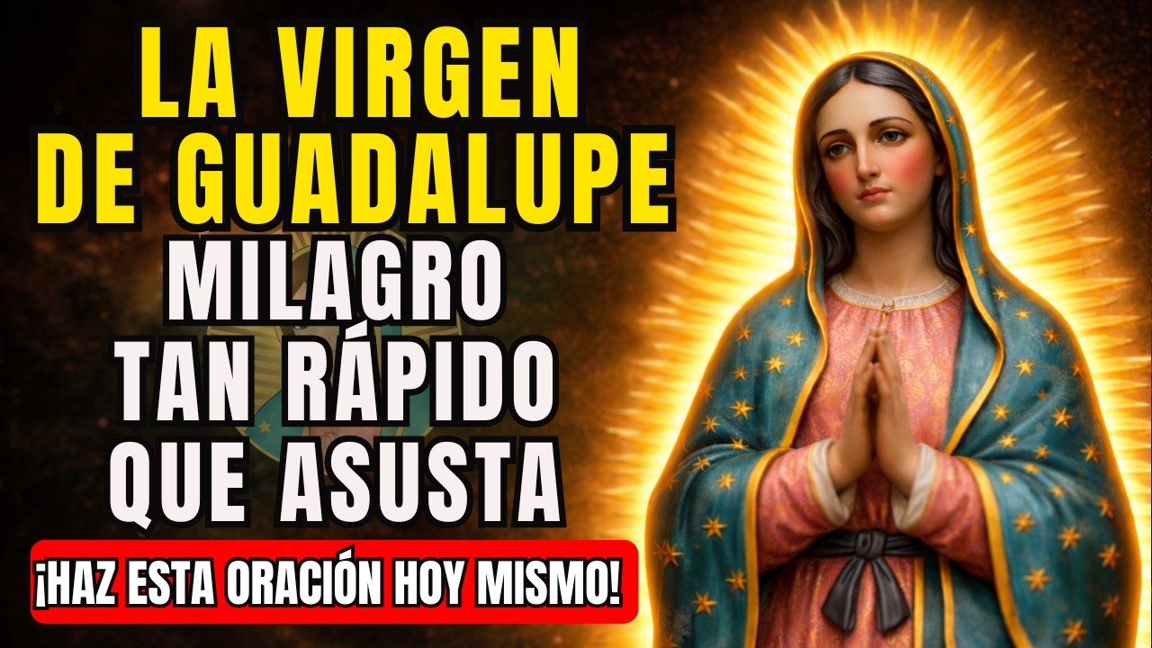 ¡HAZ ESTA ORACIÓN A LA VIRGEN DE GUADALUPE! 🌹 PROTECCIÓN CONTRA TODO PELIGRO 🙏 🌹