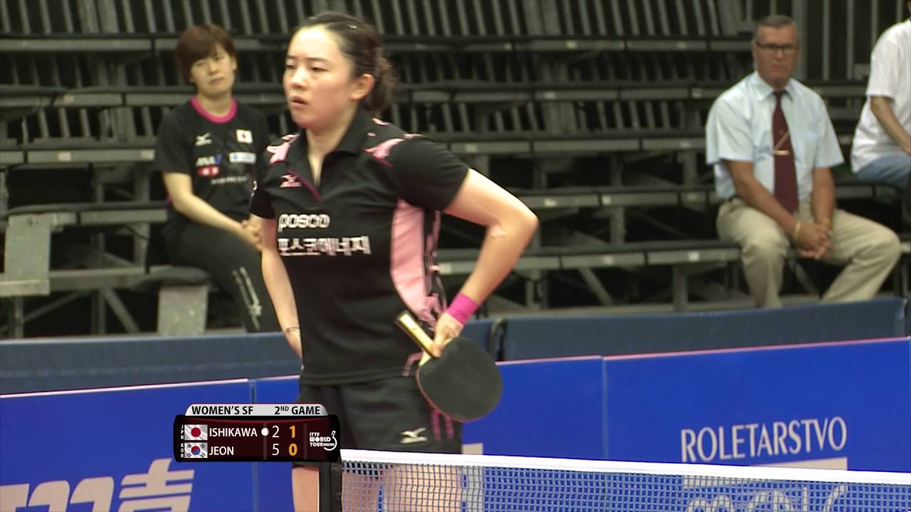 14th Slovenia Open - Ženske posamezno - Polfinale (Ishikawa Kasumi/Jeon Jihee)