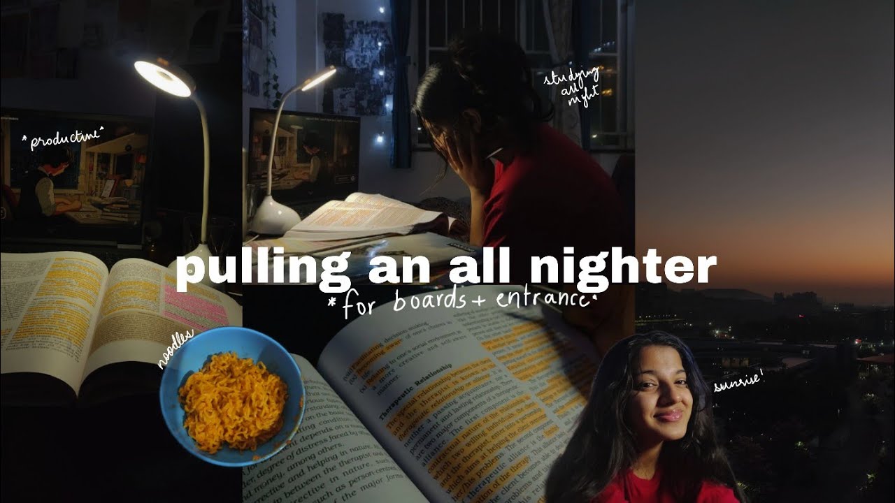 pulling an all nighter to study: for boards + CUET 2023☕ | productive study vlog| CBSE CLASS 12 📚