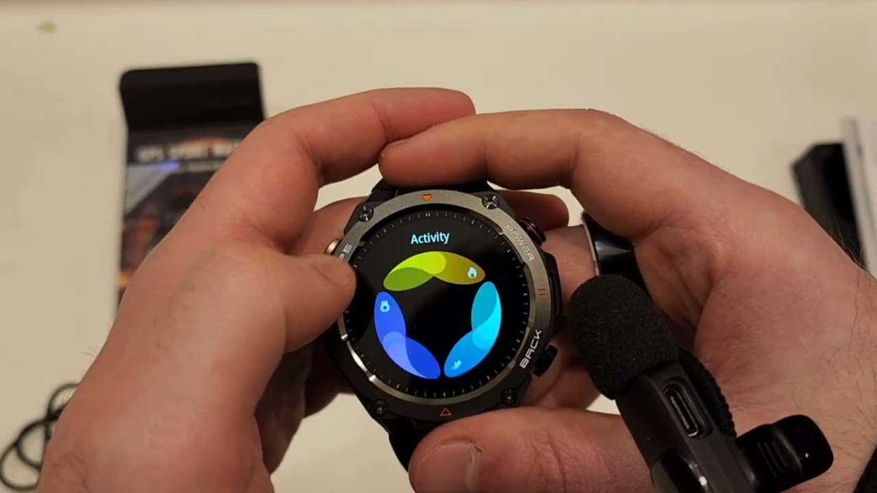 SENBONO GPS Smart Watch ASMR unboxing and showcase
