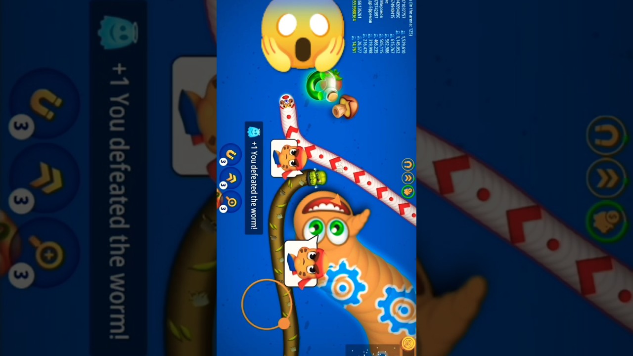 Ninja trick worms zone io