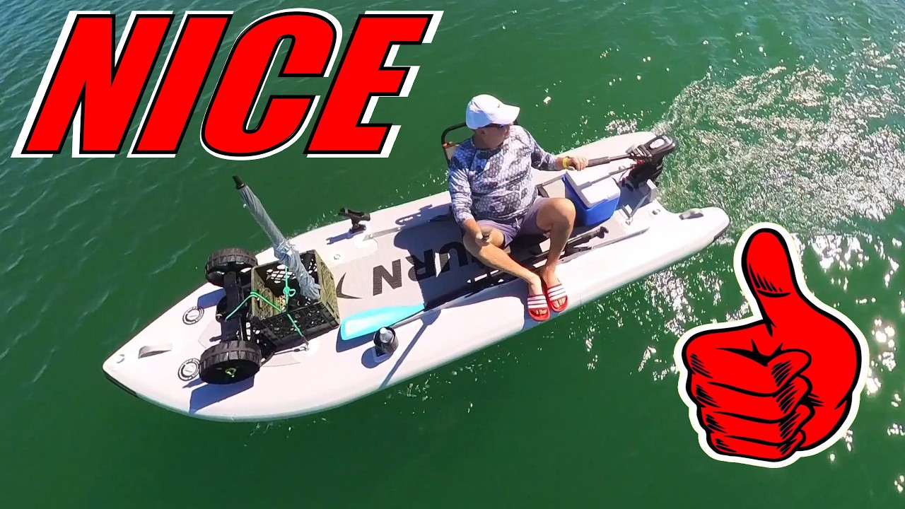 How To Get on the Water Cheap: 12' Inflatable Motor SUP Skiff Review for Fishing & Adventure