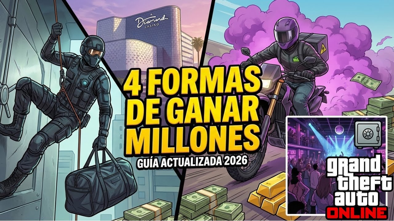 QUE FACIL ES ser MILLONARIO en GTA 5 ONLINE en 2026 &iexcl;Que LOCURA!