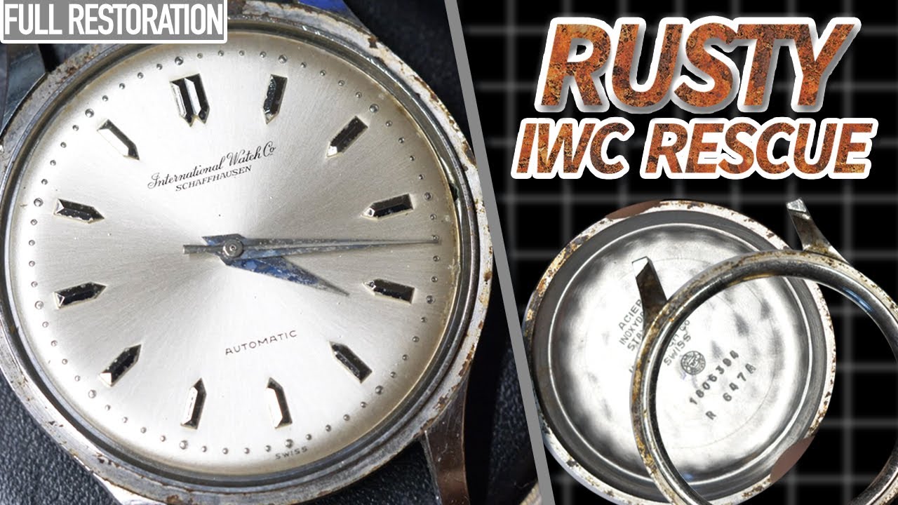Reviving a 1960s IWC: Full Rust Removal & Restoration (IWC cal.853)