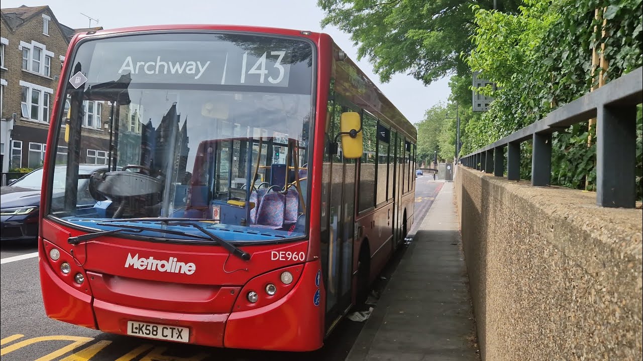 *Limp* Metroline DE960 LK58CTX Bus Route 143