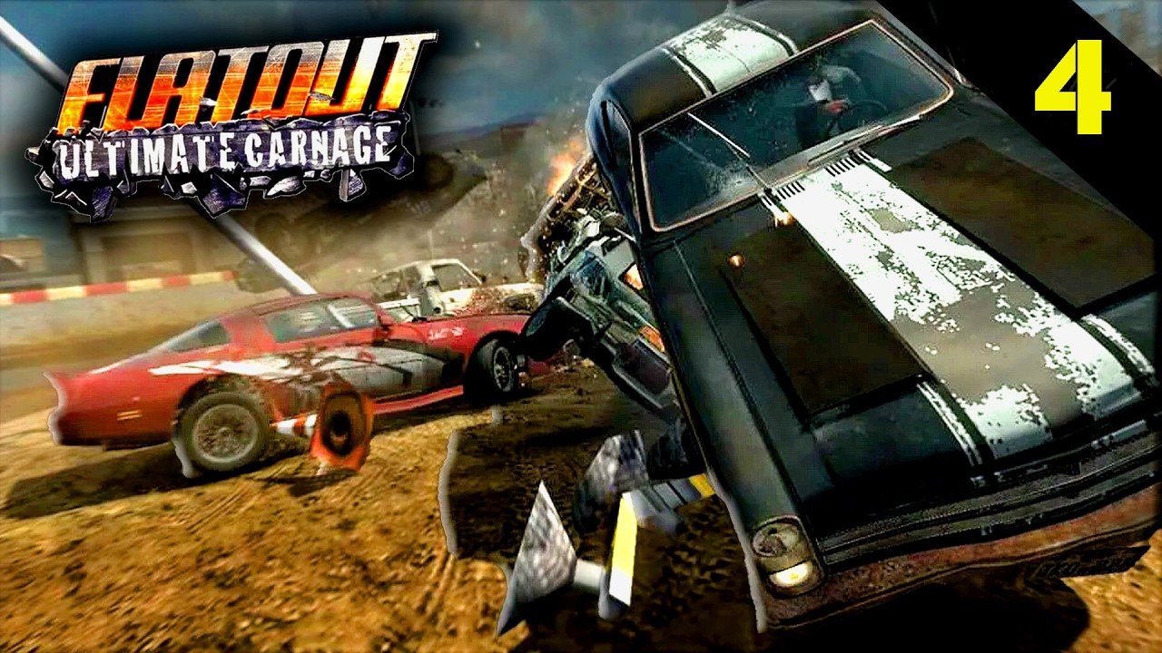 Прохождение FlatOut: Ultimate Carnage (2007) - Часть 4: Режим FlatOut - Лей Бинг преследует нас