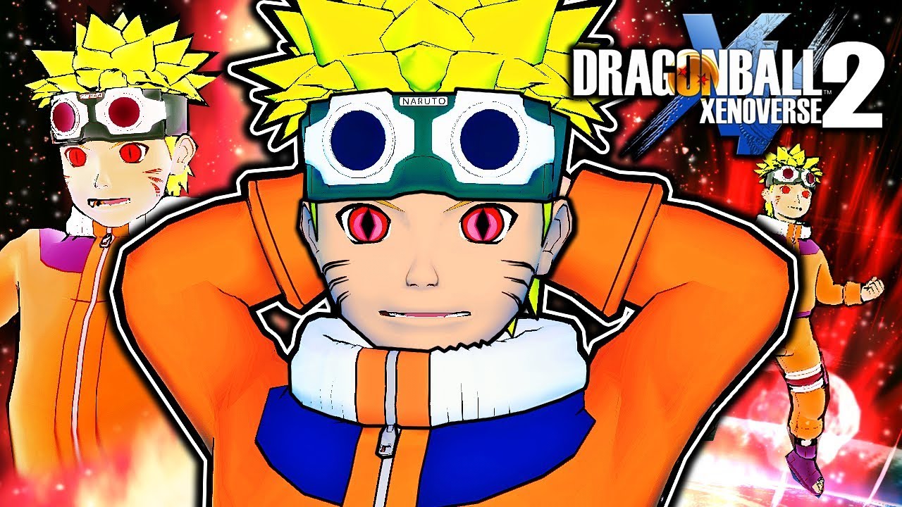 Dragon Ball Xenoverse 2 PC: Kid Naruto w/ Nine Tailed Fox Awoken DLC Mod Gameplay (Original Naruto)