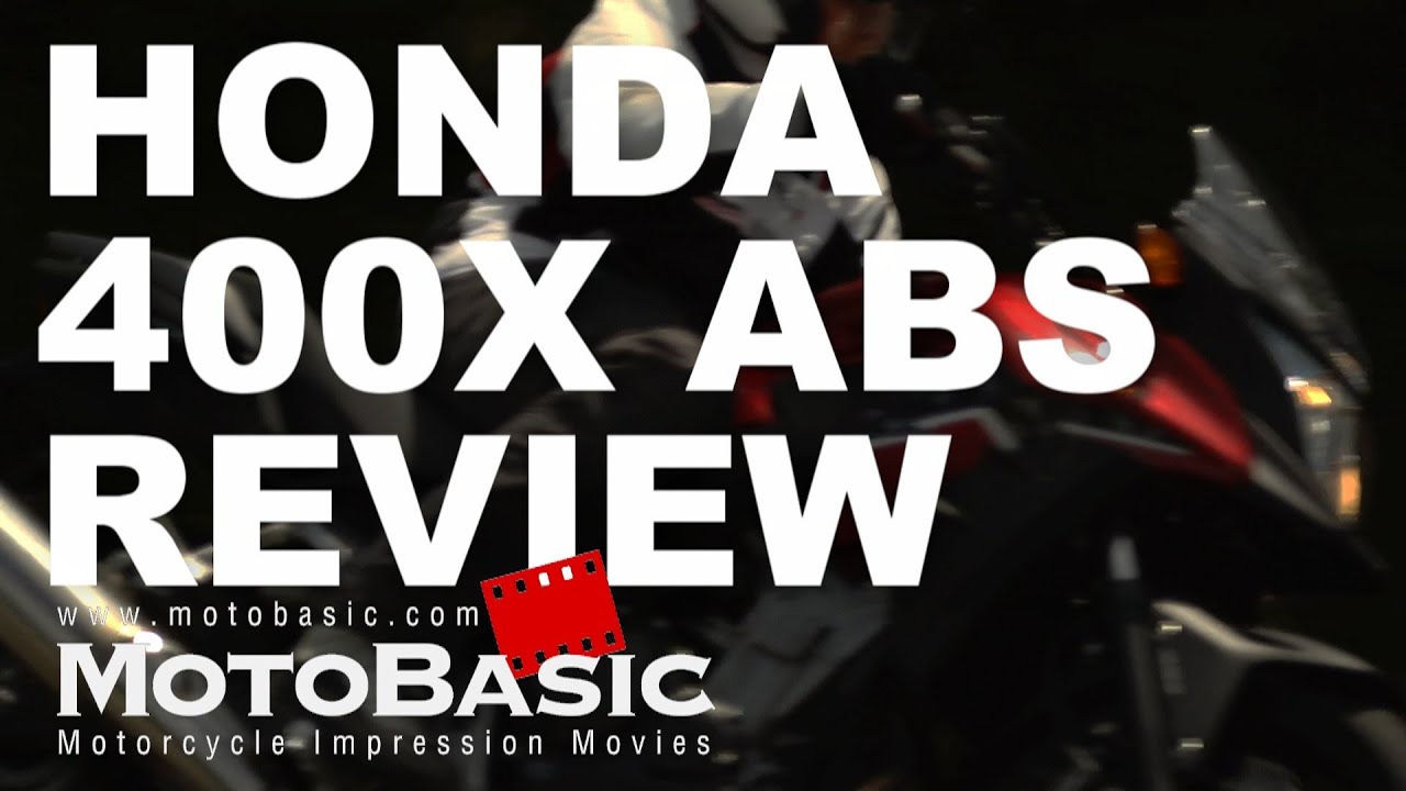 400X ABS (ホンダ/2013) バイク試乗インプレ・レビュー HONDA 400X ABS REVIEW