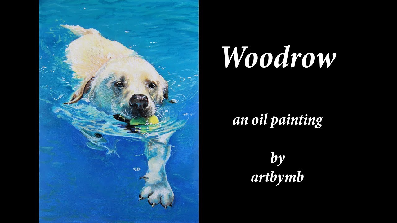 Woodrow: Time Lapse Oil Painting of a Yellow Lab