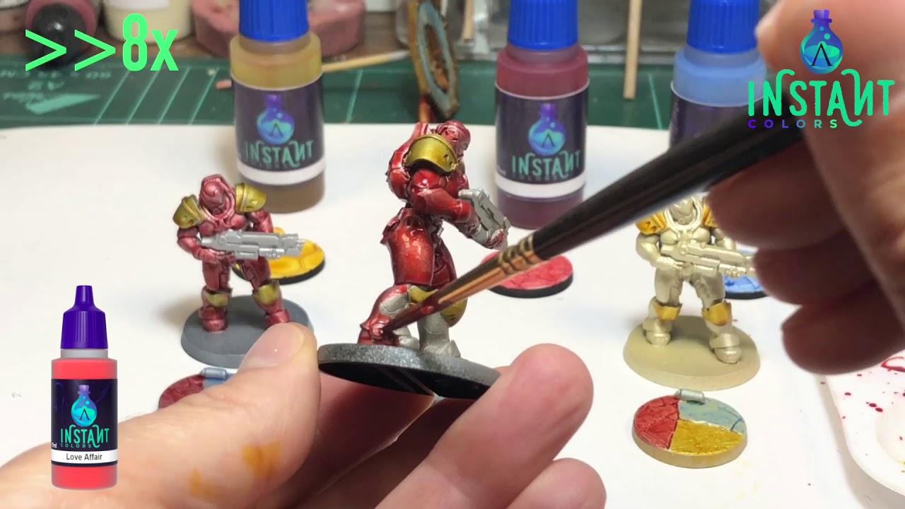 INSTANT COLORS ON METALLIC COLORS