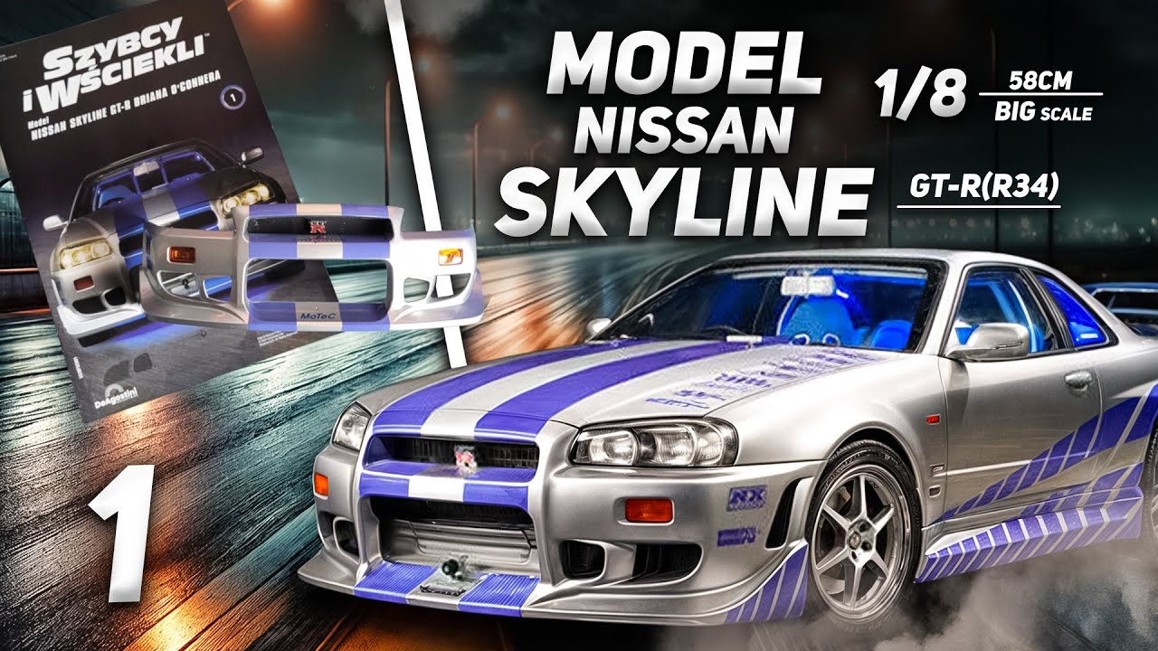 Buduję Model Nissana Skyline GT-R od DeAgostini &ndash; Krok po Kroku! odc. 1