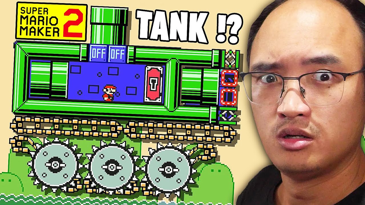 CE MEC A VRAIMENT CONSTRUIT UN TANK SUR SUPER MARIO MAKER 2 😂