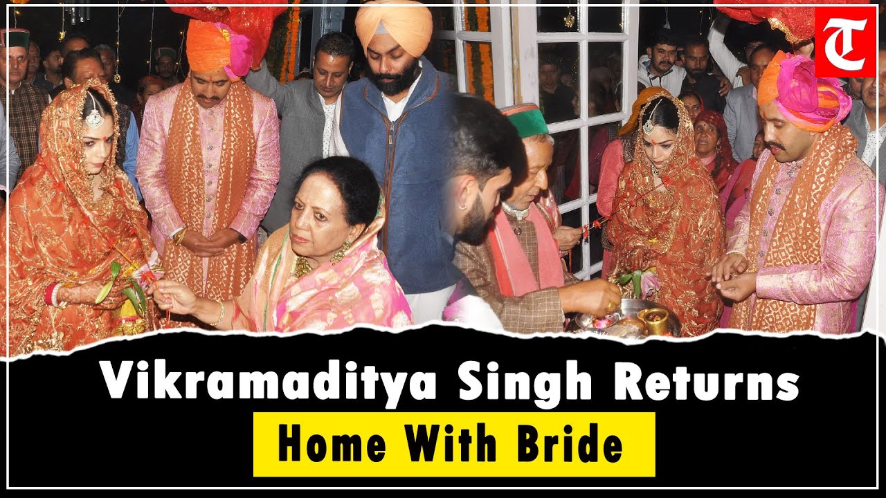 Vikramaditya Singh & Amreen Kaur Arrive at Hollylodge Shimla After Wedding in Chandigarh