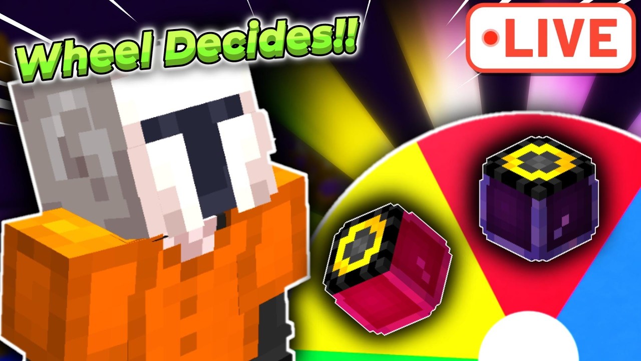 🔴 The Wheel Decides What I Grind For! (#23 In SBXP)🔴 Hypixel SkyBlock LIVE