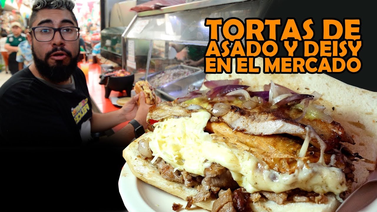 Tortas de mercado en Mérida Yucatán