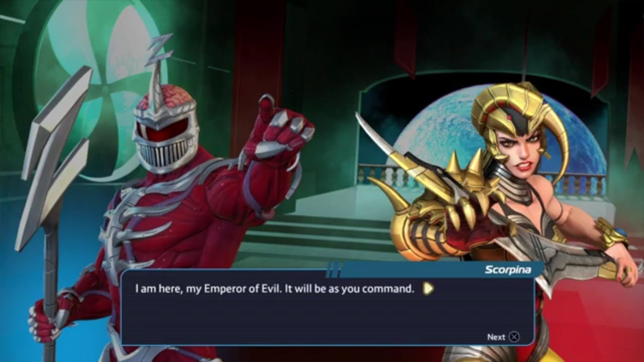 Power Rangers - Battle for The Grid Scorpina,Goldar,Lord Zedd In Arcade Mode