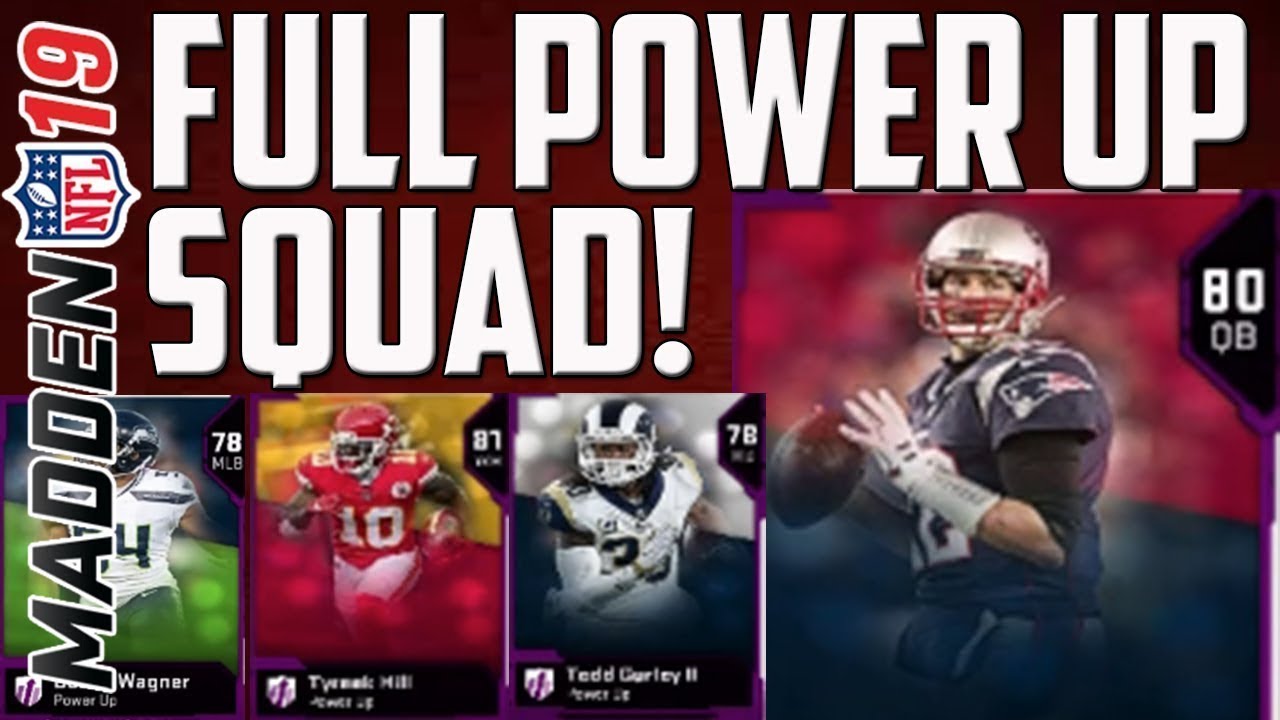 ARE WE TOO SLOW? Full Power Up Theme Team! Madden 19 Ultimate Team