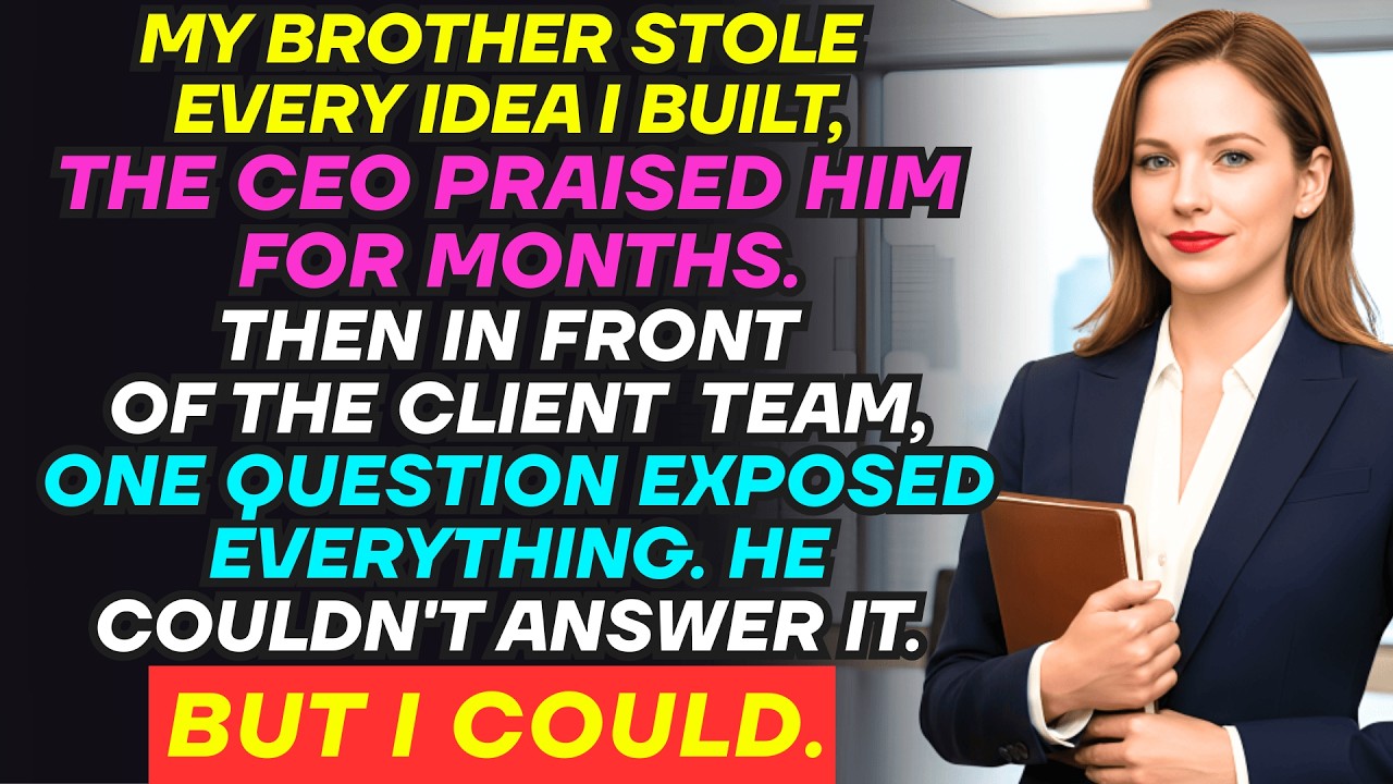 My Brother Took Credit For My Work—Until The CEO Asked One Question