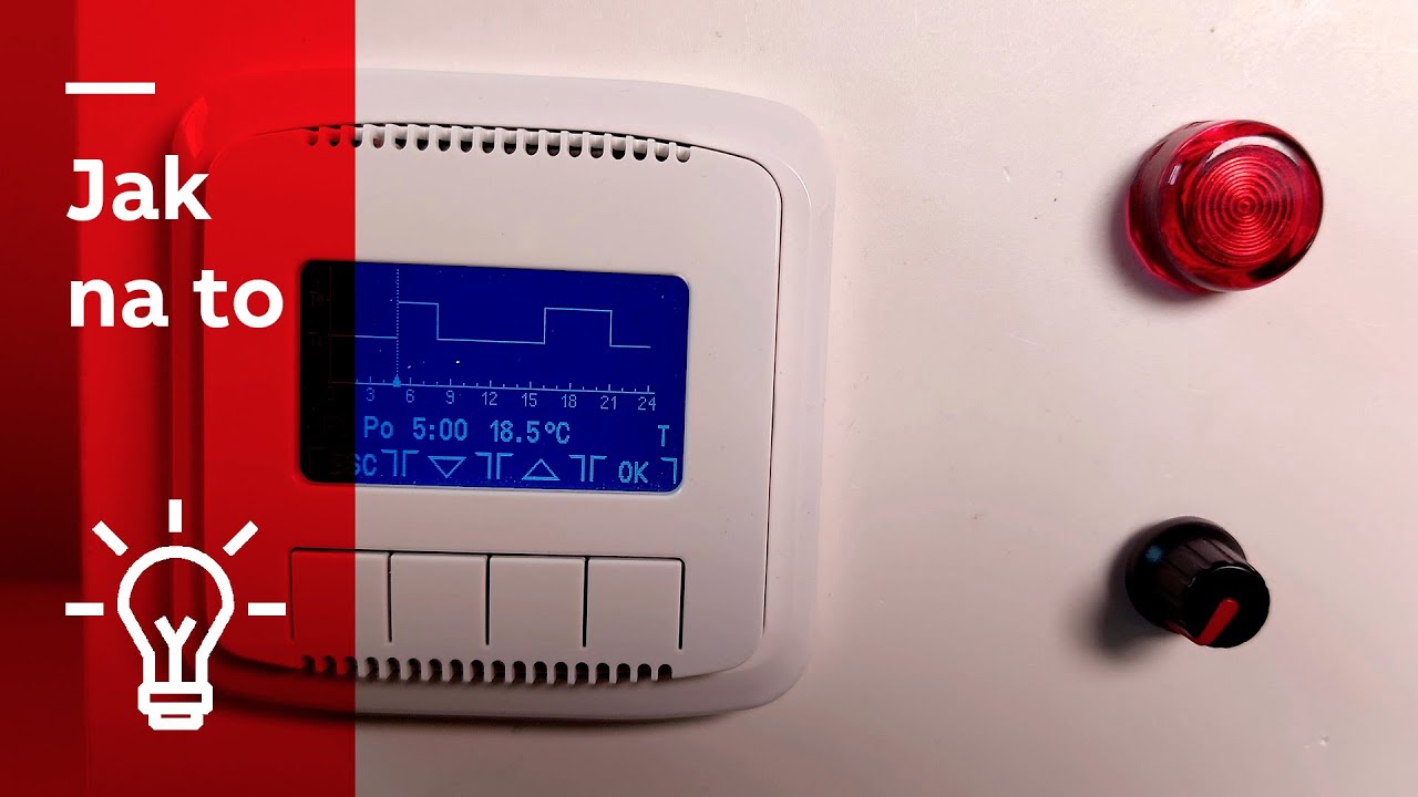 Nastavení termostatu - časové programy