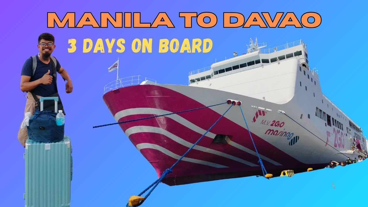 MANILA TO DAVAO| 3 DAYS ON BOARD #travel #missionaryjourney
