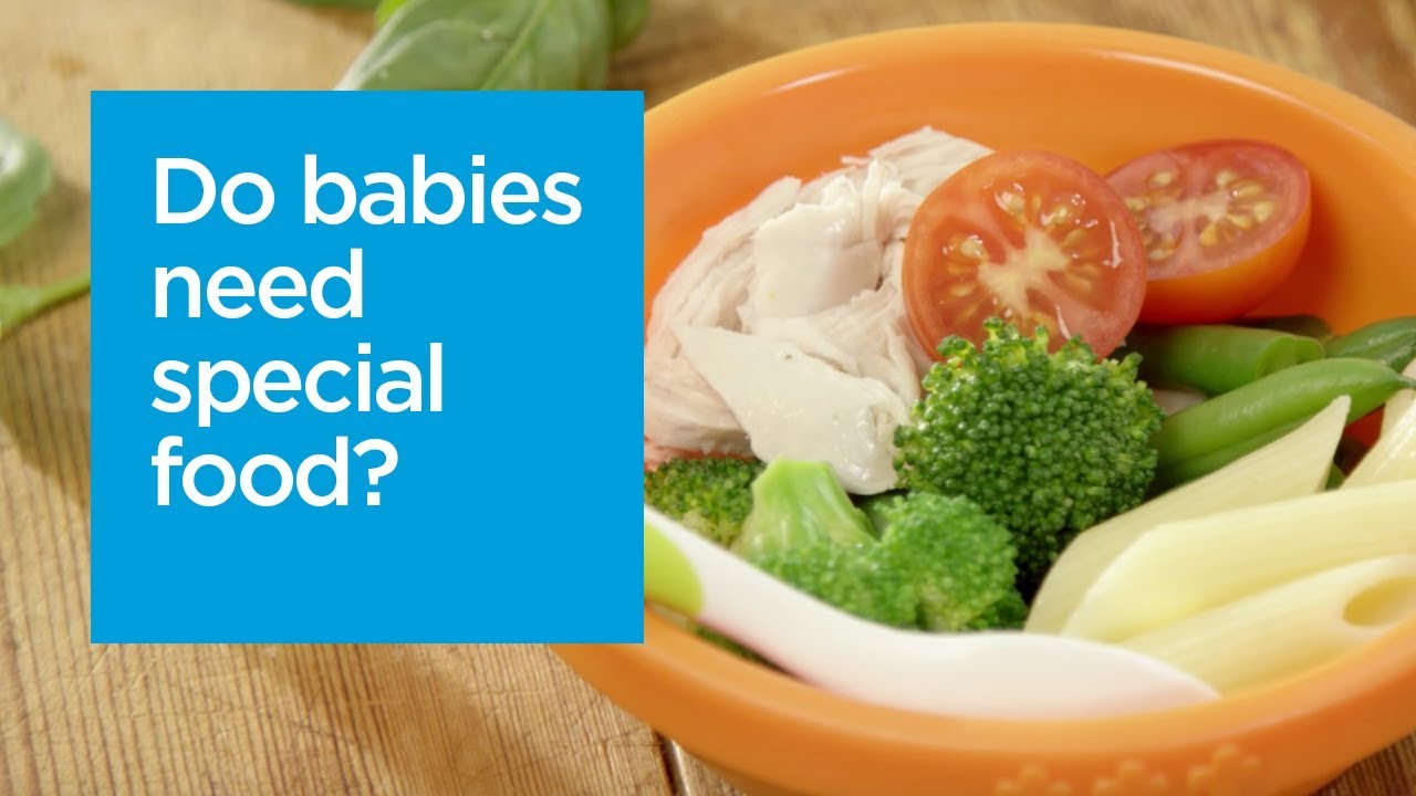 Baby-led weaning: Do babies need special food?