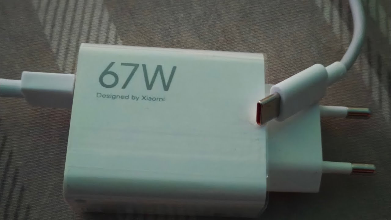 Ładowarka Xiaomi 67W (polska dystrybucja) + kabel USB A / USB C 