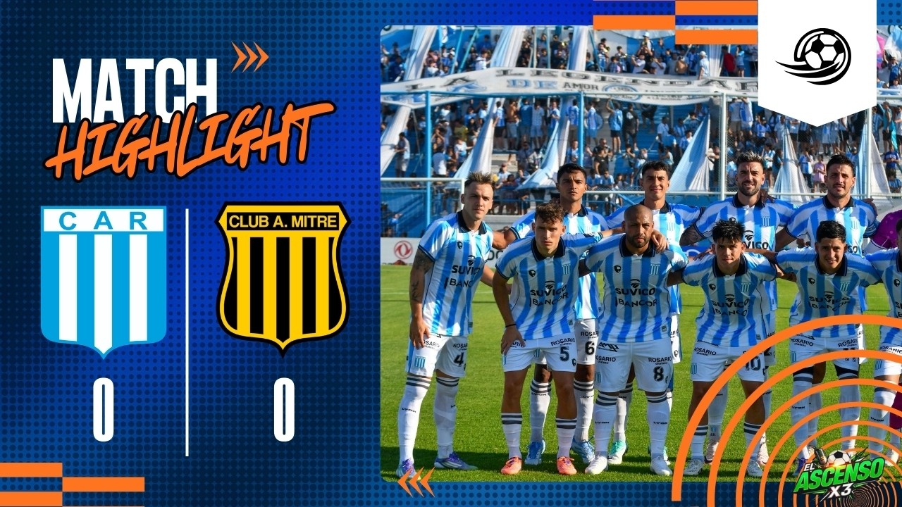 ⚽️ RACING de CÓRDOBA 0 - MITRE 0  compacto | Fecha 3 - Primera Nacional | #ElAscensoX3