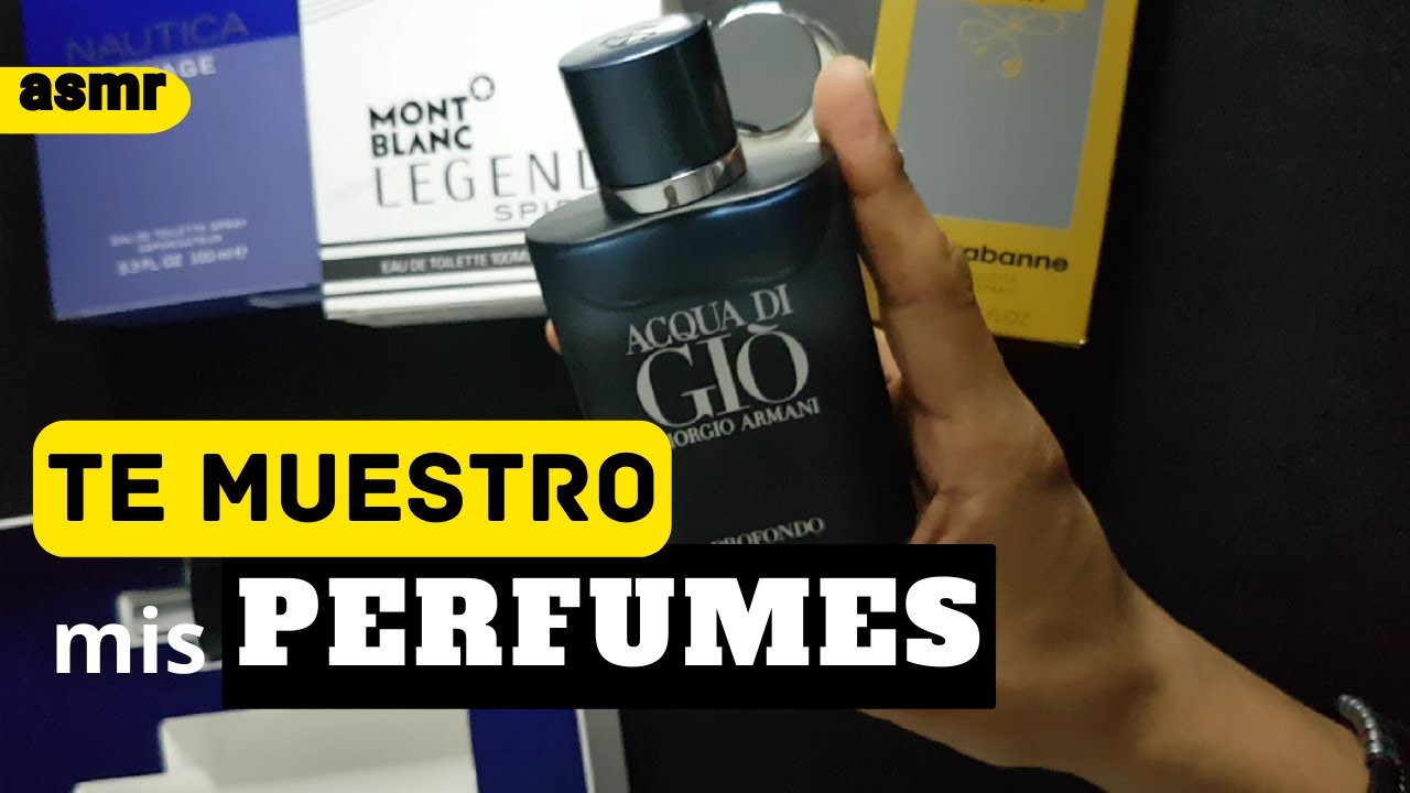 ASMR 😴| Te MUESTRO mis PERFUMES 😉| asmr en español