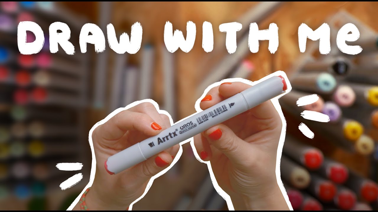 ❋ I FORGOT THEY EXIST!!! ❋ Draw with me;  ALCOHOL MARKERS edition!