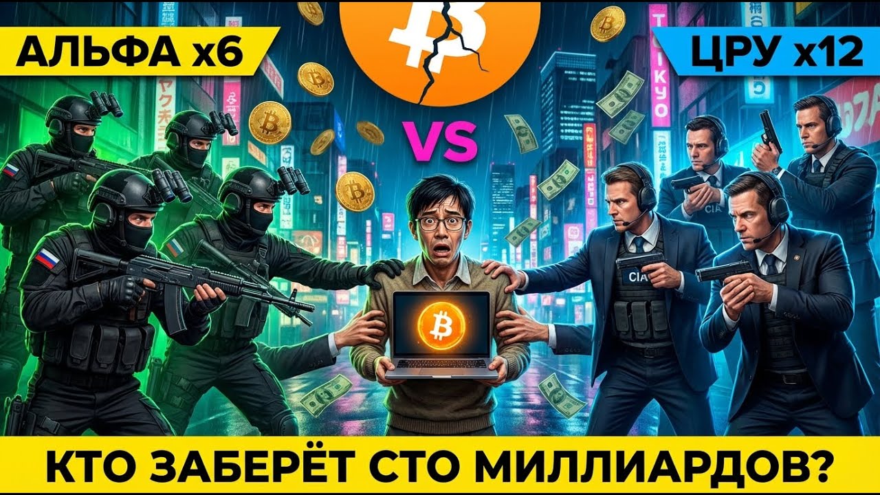 ЧТО ЕСЛИ ГРУППА АЛЬФА ЗАЩИЩАЛА СОЗДАТЕЛЯ БИТКОИНА? Охота на 100 Миллиардов Долларов
