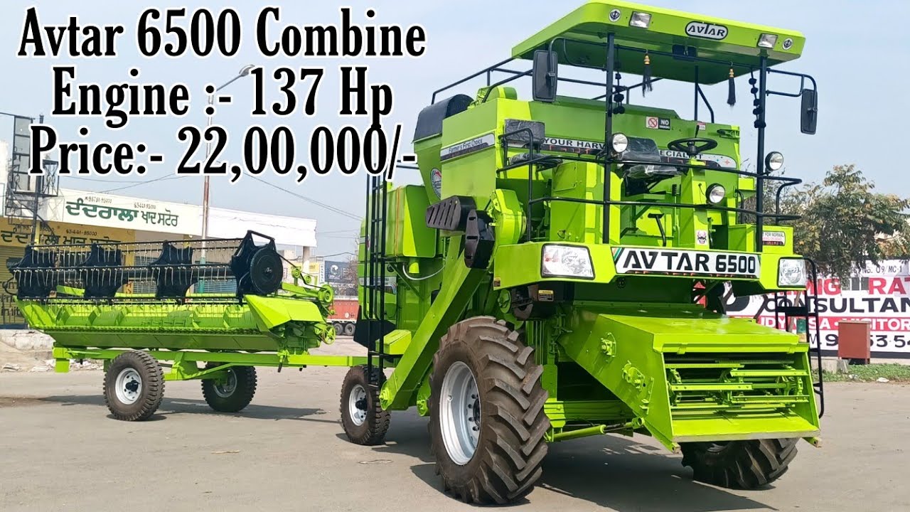 Avtar 6500 Combine Harvester 2021 Full Review with price || Avtar Engg Works Bhadson