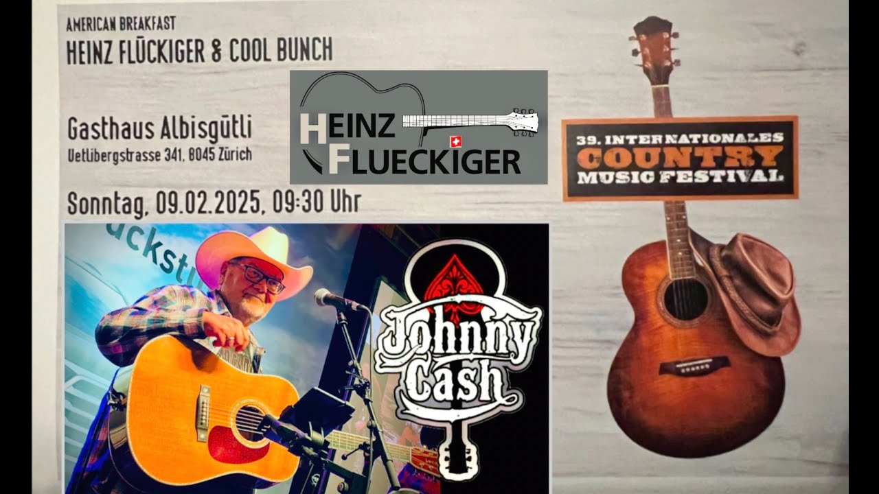 Heinz Flueckiger & The Cool Bunch with Andy Martin - CASH GUITAR FINALE Albisgütli 2025