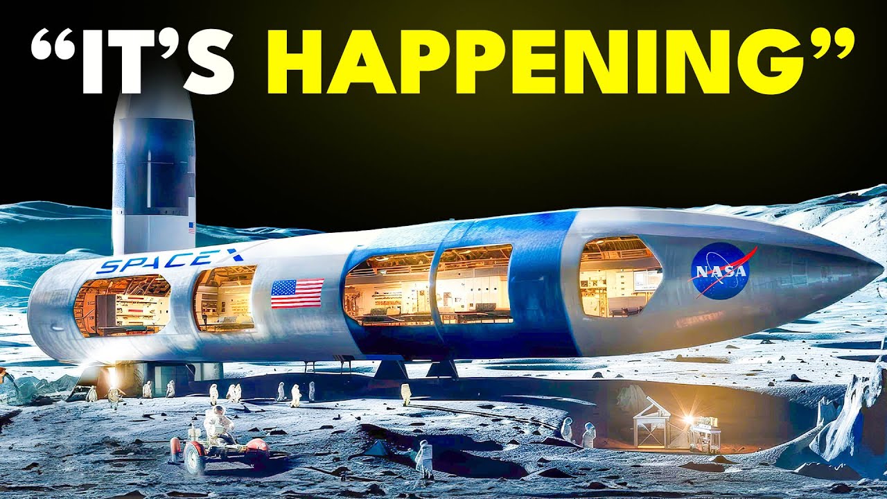 SpaceX Will BUILD The FIRST MOON BASE! Here's How