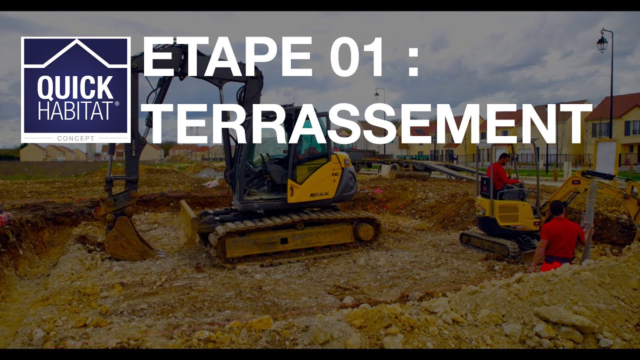 01/11 - LE TERRASSEMENT D'UNE MAISON INDIVIDUELLE