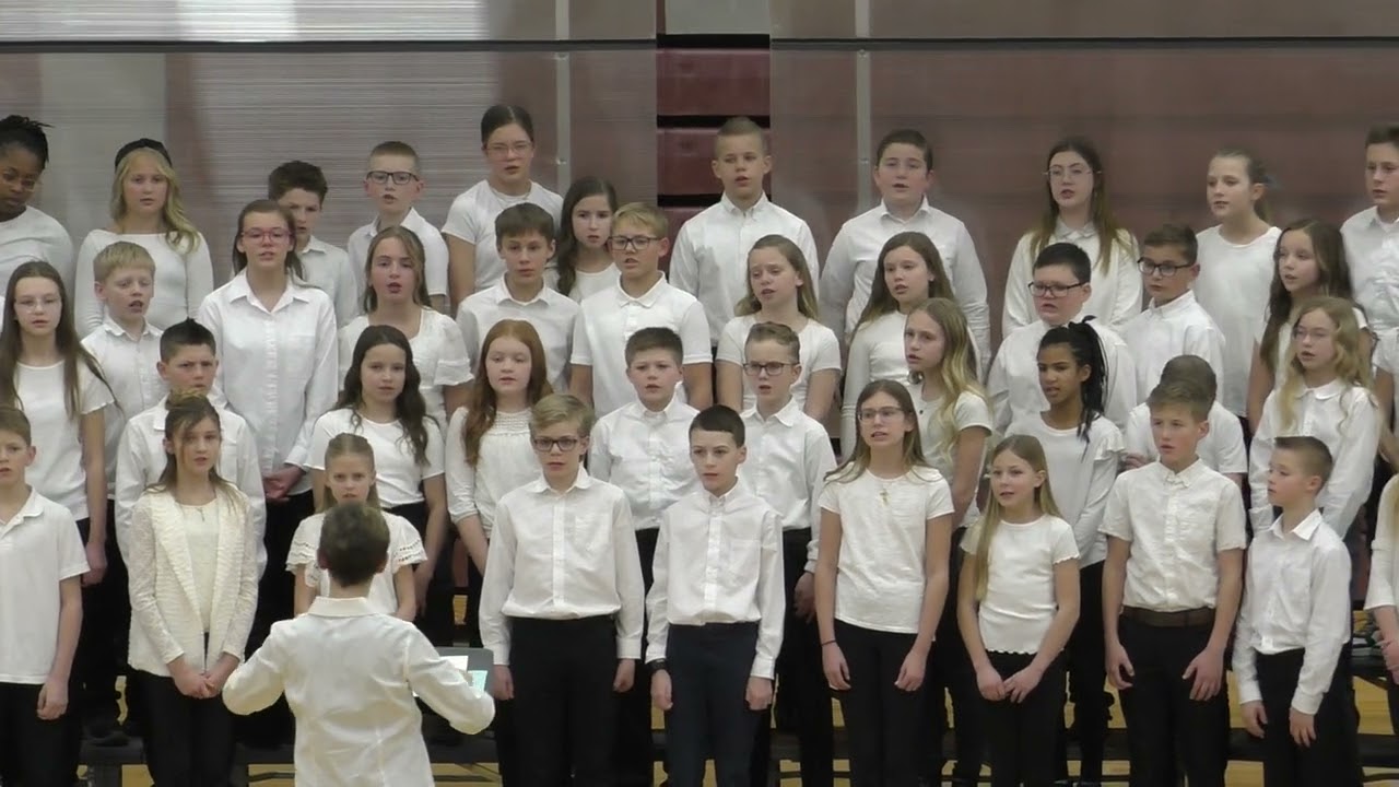 2025-26  Winter Band and Choir Concert  5th and 6th Grade Choir