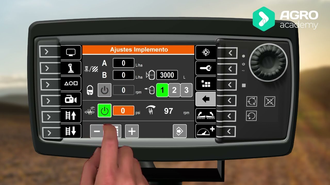 Aprenda a calibrar o sensor de pressão de pulverização com o monitor OM 4200 | Agro Academy