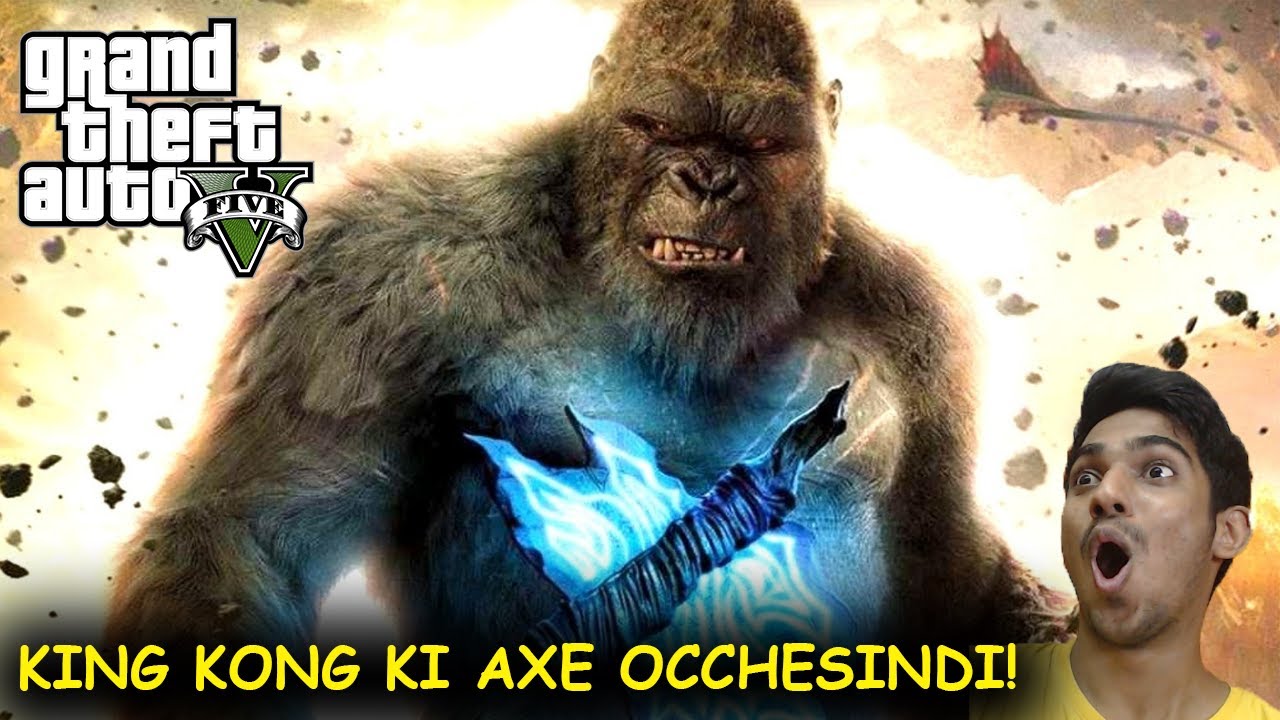 King Kong Got his Battle Axe! | CSB's Monsterverse | GTA 5 | Telugu
