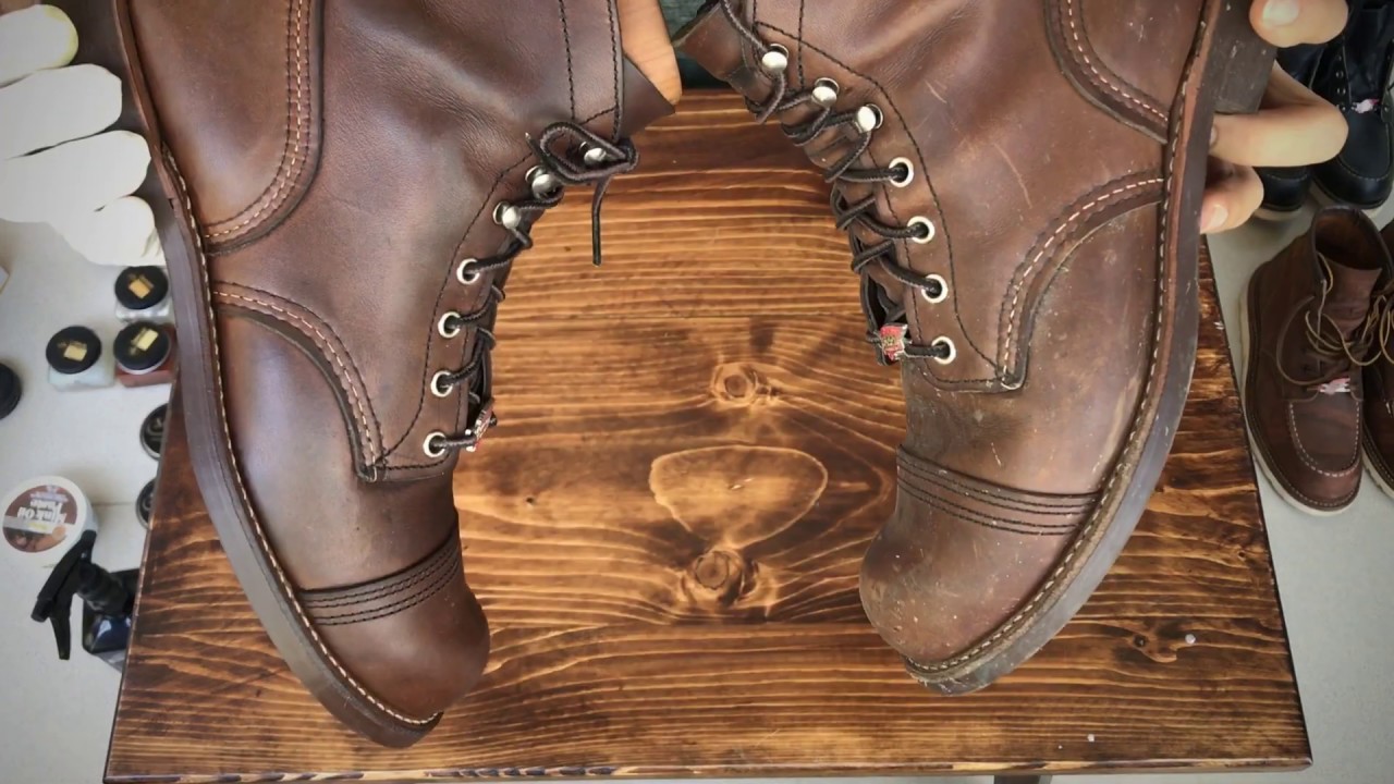 How to clean & take care Red Wing Iron Ranger 8111