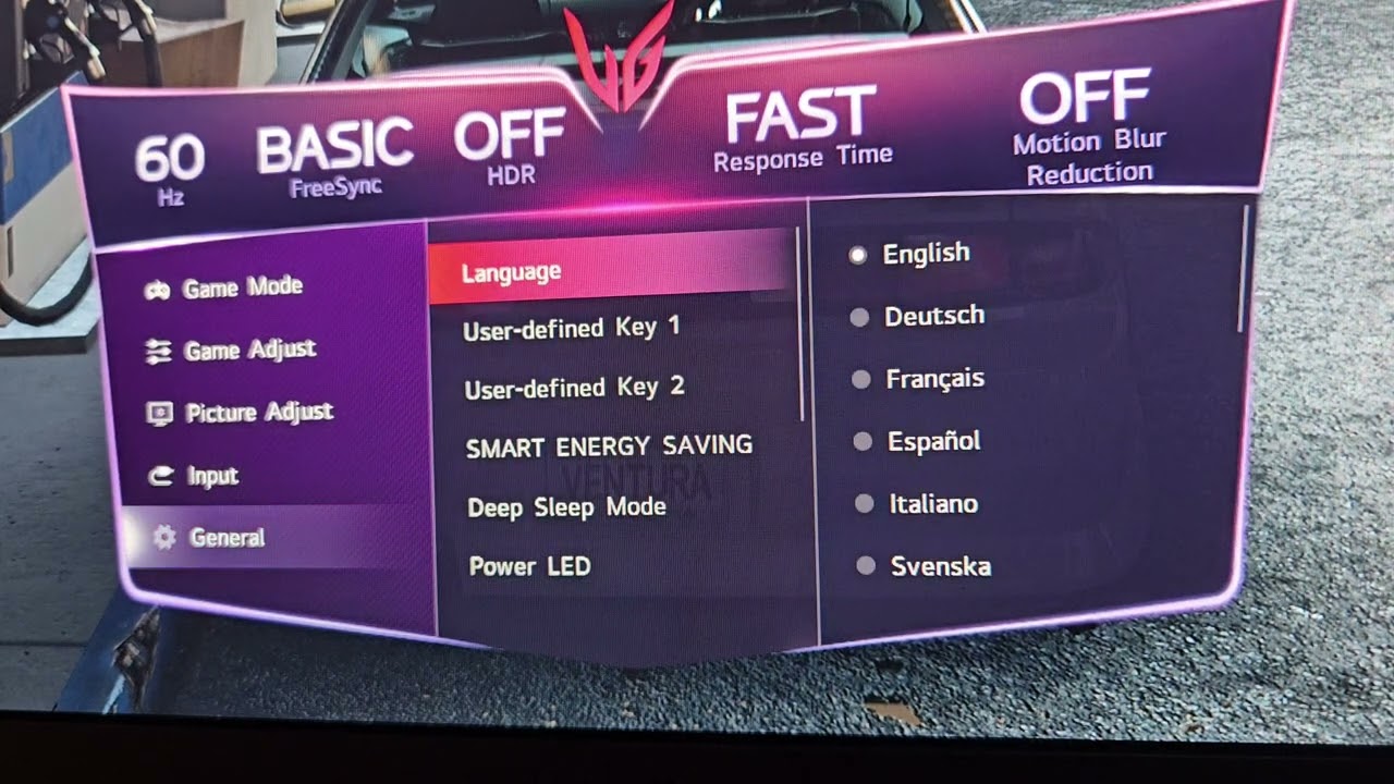 Calibration and configuration for games of the ultra-three LG Monitor 27GR75Q-B